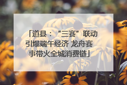 道县：“三赛”联动引爆端午经济 龙舟赛事带火全城消费链