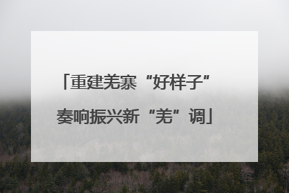 重建羌寨“好样子” 奏响振兴新“羌”调