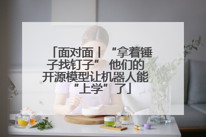 面对面丨“拿着锤子找钉子” 他们的开源模型让机器人能“上学”了