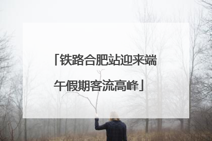 铁路合肥站迎来端午假期客流高峰
