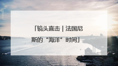 镜头直击｜法国尼斯的“海洋”时间