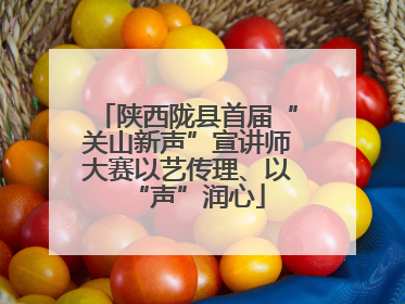 陕西陇县首届“关山新声”宣讲师大赛以艺传理、以“声”润心
