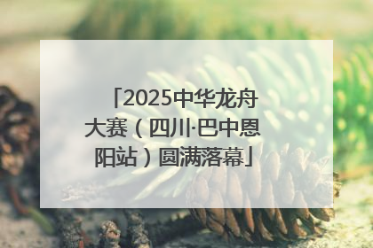 2025中华龙舟大赛（四川·巴中恩阳站）圆满落幕