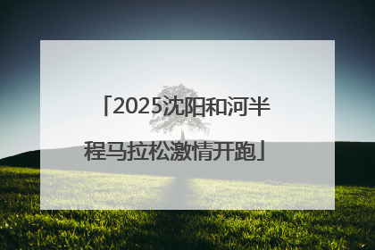 2025沈阳和河半程马拉松激情开跑
