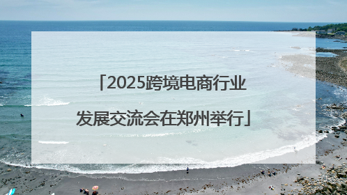 2025跨境电商行业发展交流会在郑州举行