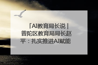 AI教育局长说 | 普陀区教育局局长赵平：扎实推进AI赋能教育，着力打造“适合教育”新体系